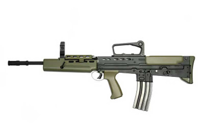 Army Armament R85a1 L85 Sa80 Aeg Replica In Black Bbguns4less