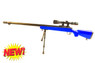 Well MB07 Sniper Rifle with scope & bipod in Blue 
