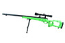 Well MB10 Sniper Rifle with scope & bipod in Green