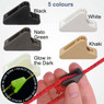 MEDIUM LOCK IT LINE-LOK TENT CLEATS - GLOW IN THE DARK 4 PACK 