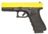 Well G197 G17 GAS/Co2 GBB Full Metal Pistol in yellow