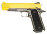 WELL G194 Co2 GBB 1911 Full Metal Pistol in yellow