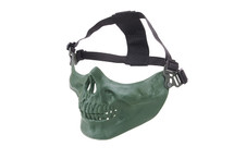 Bottom Half Skull Mortus v2 Mask in Olive