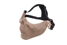 Bottom Half Skull Mortus v2 Mask in Tan