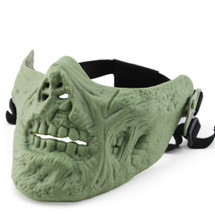 Wo Sport Lower Face Zombie Mask in Olive Drab