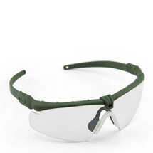 WoSport 2.0 Airsoft Glasses Olive Frame With Clear Lens