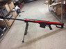 Galaxy M82A1 bolt action spring sniper rifle with bipod in red/black