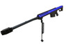 Galaxy M82A1 bolt action spring sniper rifle with bipod in blue/black