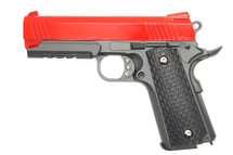 Galaxy G25 K Warrior Full Scale Metal pistol With Rail in Red