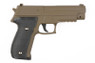 Galaxy G26D P226 Full Scale Metal pistol With Rail in Tan