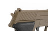 Galaxy G26D P226 Full Scale Metal pistol With Rail in Tan