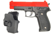 Galaxy G26H P226 Full Metal Pistol with Holster in Red