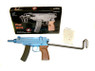 Double Eagle M37F VZ-61 BB gun with Metal folding stock in Blue