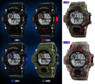 skmei g style army digital rubber wrist watchs in woodland