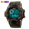 skmei g style army digital rubber wrist watch in woodland