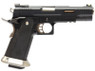 WE Custom 5.1 Hicapa T Rex Airsoft Gas Blowback Pistol in Black (WE-H001-WET-BK)