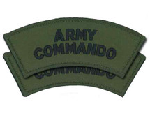 Army Commando Shoulder Flashes Pair
