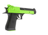 Zombie Army D-Eagle Spring Pistol in Radioactive Green