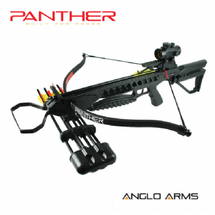 Anglo Arms Panther Tactical Crossbow Set 175lb with Red Dot Sight in Black