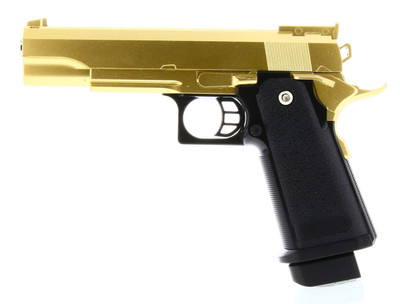 Galaxy G6 M1911 Full Metal Pistol BB Gun in gold - bbguns4less