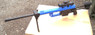 Galaxy G35 Spring Powered Sniper Blue Rifle with Mock Scope & Bipod