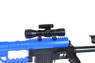 Galaxy G35 Spring Powered Sniper Rifle in Blue with Mock Scope