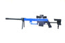 Galaxy G35 Spring Powered Sniper Rifle with scope & bipod in Blue