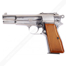 WE Browning Pistol Full Metal GBB in Silver 