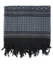 Kombat Uk - Arab Shemagh SAS Kafiya Scarf in Black & Grey