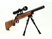Well MB02 Spring Sniper Rifle with scope & bipod in Wood Finish