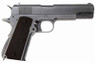 WE Tech M1911 Full Metal GBB Pistol with Checker Black Grip in Silver (WE-E006B-TAC)