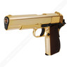 WE Tech - Gold Plated 1911 Full Metal Checker Black Grip in Gold