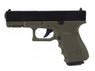 KJ Works G32C MS Green Metal Slide GBB Airsoft Pistol in Green