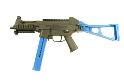 Umarex H&K UMP 45 Electric rifle in Blue with hi-cap magazine
