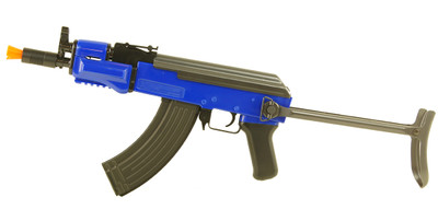 Double Eagle M901C AK47 with Metal foldable stock in Blue 