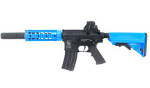  D|Boys 038 M4 RIS SD CQB Full Metal AEG Rifle in Blue