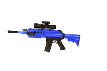 Galaxy G70 Spring Rifle with mock scope in blue