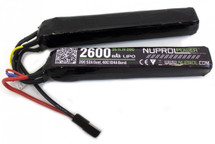 Nuprol 11.1V 2600MAH LIPO Twin Stick Airsoft Battery (8110)