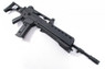 JG Works G608-4 Airsoft AEG Rifle with Folding Stock in Black