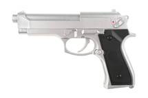 Cyma CM126 Electric Airsoft Pistol AEP in Silver