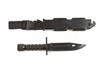 T&D Bayonet Plastic Training Knife in Black