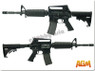 AGM 061 M4A1 Gas Blow Back Rifle in Black