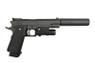  Galaxy G6A M1911 Full Metal Pistol in Black