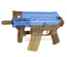 ARES Amoeba CCR M4 Airsoft Gun with folding stock in blue