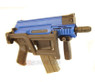 ARES Amoeba CCR M4 Airsoft Gun with folding stock in blue