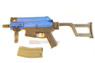 ARES Amoeba CCR M4 Airsoft Gun with folding stock in blue