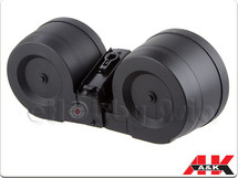 A&K 2500rd Auto Winding Twin Drum Magazine For G36 Series