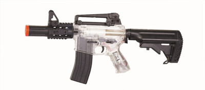 Blackviper B3812 Electric Rifle With Adjustable Navy Stock in clear