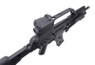 JG Works G36 KV Tactical Style Airsoft Rifle with Bipod in Black (upper view)