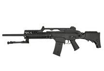 JG Works G36K Airsoft Rifle with Adjustable Stock in Black